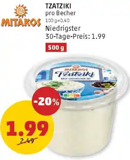 PENNY TZATZIKI 500g Angebot