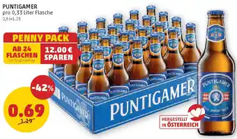 PENNY PUNTIGAMER 0.33 Liter Angebot