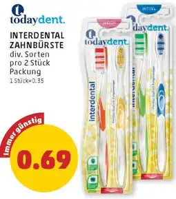 PENNY INTERDENTAL ZAHNBÜRSTE Angebot