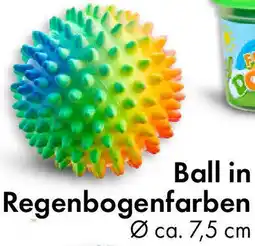 Ball in Regenbogenfarben 7.5cm