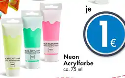 TEDi Neon Acrylfarbe Angebot