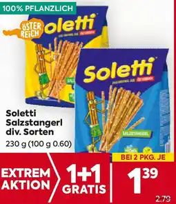Billa Soletti Salzstangerl 230g Angebot