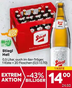 Billa Stiegl Hell 0.5 Liter Angebot
