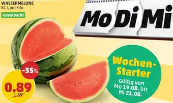 PENNY WASSERMELONE Angebot