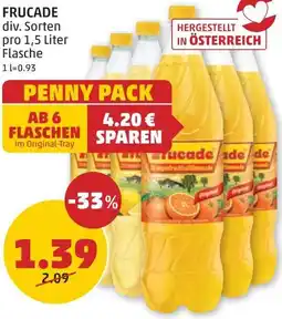PENNY FRUCADE 1.5 Liter Angebot
