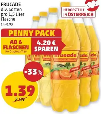 PENNY FRUCADE 1.5 Liter Angebot