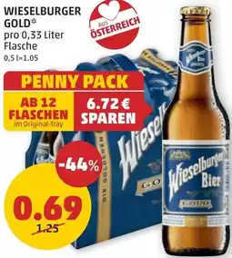 PENNY WIESELBURGER GOLD 0.33 Liter Angebot