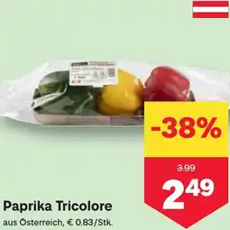 MPreis Paprika Tricolore Angebot