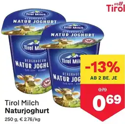 MPreis Naturjoghurt Angebot