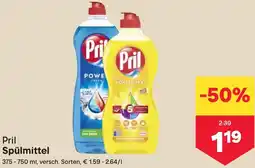 MPreis Pril Spülmittel Angebot