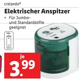 Lidl Elektrischer Anspitzer Angebot