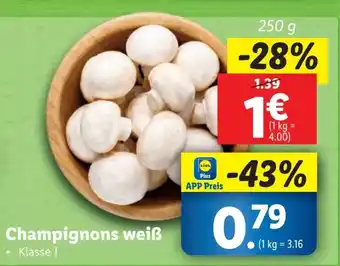 Lidl Champignons weiß Angebot