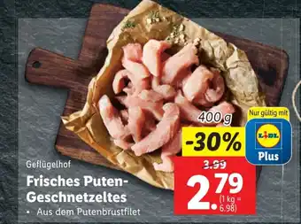 Lidl Frisches Puten Geschnetzeltes Angebot