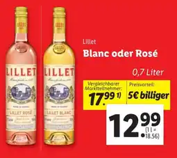 Lidl Blanc oder Rosé Angebot