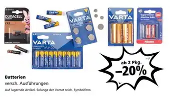 Pagro Diskont Batterien Angebot