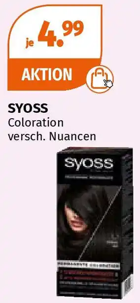 Müller SYOSS Coloration Angebot