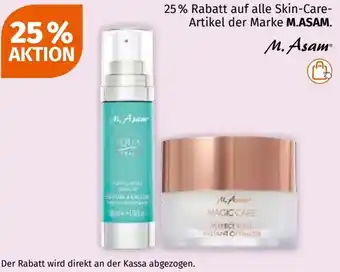 Müller auf alle Skin-Care- Artikel der Marke M.ASAM Angebot