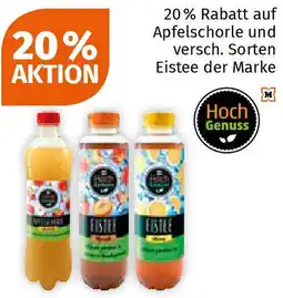 Müller auf Apfelschorle und Eistee der Marke Hoch Genuss Angebot