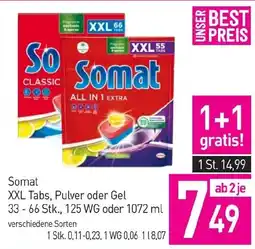 Sutterlüty Somat XXL Tabs, Pulver oder Gel Angebot