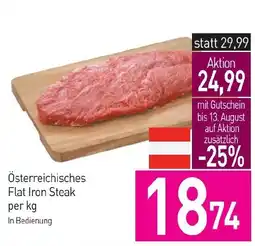 Sutterlüty Österreichisches Flat Iron Steak per kg Angebot