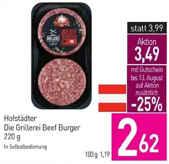 Sutterlüty Hofstädter Die Grillerei Beef Burger 220 g Angebot