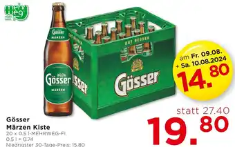 Unimarkt Gösser Märzen Kiste Angebot