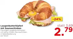 Unimarkt Laugenbutterkipferl mit Saunaschinken Angebot