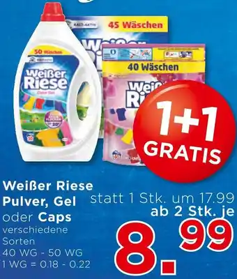 Unimarkt Weißer Riese Pulver, Gel oder Caps Angebot