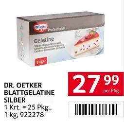 Transgourmet DR. OETKER BLATTGELATINE SILBER Angebot