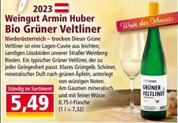 Norma 2023 Weingut Armin Huber Bio Grüner Veltliner 0.75L Angebot
