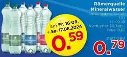 Unimarkt Römerquelle Mineralwasser 1.5L Angebot