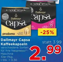 Unimarkt Dallmayr Capsa Kaffeekapseln Angebot