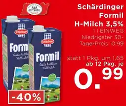 Unimarkt Schärdinger Formil H-Milch 3.5% 1L Angebot