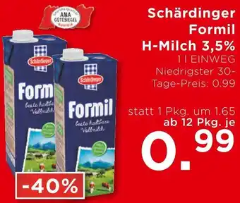 Unimarkt Schärdinger Formil H-Milch 3.5% 1L Angebot
