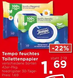 Unimarkt Tempo feuchtes Toilettenpapier Angebot