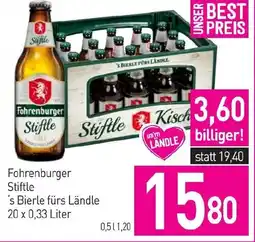 Sutterlüty Fohrenburger Stiftle's Bierle fürs Ländle 20 x 0.33 Liter Angebot
