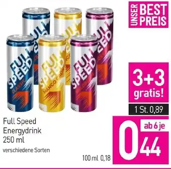 Sutterlüty Full Speed Energydrink 250ml Angebot