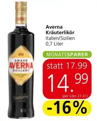 Spar Averna Kräuterlikör Angebot