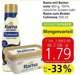 Spar Rama mit Butter note 400g Angebot