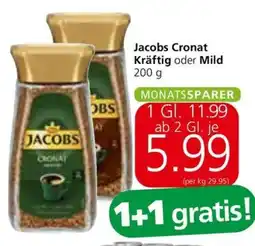 Spar Jacobs Cronat Kräftig oder Mild 200g Angebot