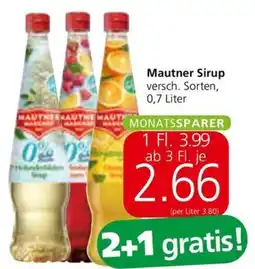 Spar Mautner Sirup Angebot