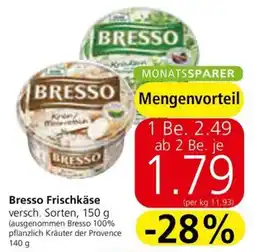 Spar Bresso Frischkäse 150g Angebot