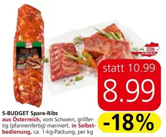 Spar S-BUDGET Spare Ribs Angebot