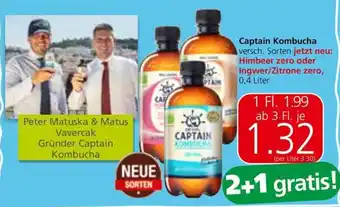 Spar Captain Kombucha Angebot