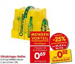 Interspar Ottakringer Helles Angebot