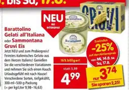 Interspar Barattolino Gelati all'Italiana oder Sammontana Gruvi Eis Angebot
