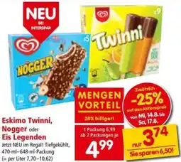 Interspar Eskimo Twinni Nogger oder Eis Legenden 470ml Angebot
