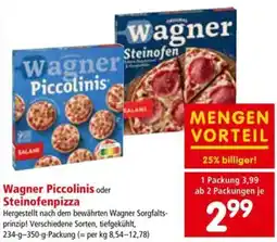 Interspar Wagner Piccolinis oder Steinofenpizza 234-350g Angebot