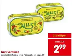 Interspar Nuri Sardinen Angebot