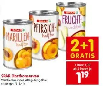 Interspar SPAR Obstkonserven Angebot